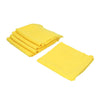 Paño de microfibra de uso general Kaja, amarillo, 350 g/m², 40 x 40 cm, 5 unidades