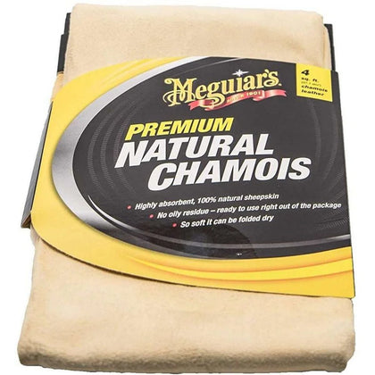 Premium Natural Chamois Meguiar's, 64 x 60cm