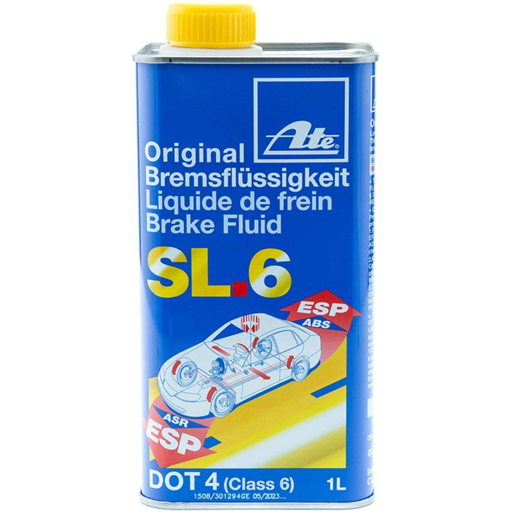Liquido freni Ate DOT 4, ESP SL6, 1L - 03.9901-6432.2 - Pro Detailing