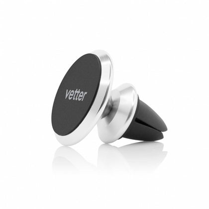 Vetter Air Vent, Magnetic Car Holder for Smartphone with Swivel Ball Head, Aluminium