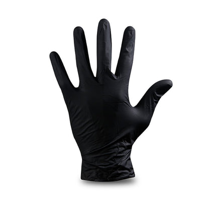 Nitrile Gloves Set Starchem, Black, 100pcs