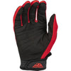Moto Gloves Fly Racing Youth F-16, Black - Red, Large