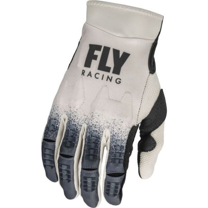 Terénne rukavice Fly Racing Evolution DST, Ivory/Dark Grey, Medium