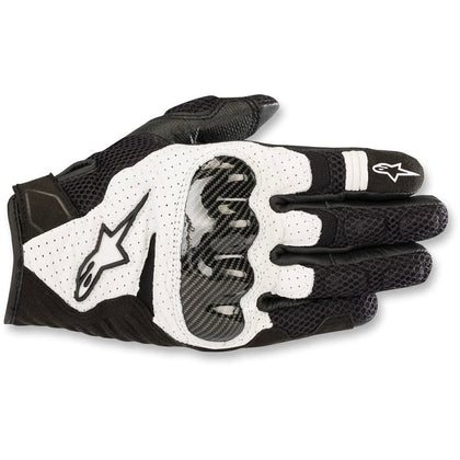 Moto Gloves Alpinestars SMX-1 Air V2 Gloves, Black/White