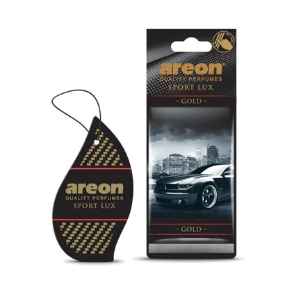 Auto Air Freshener Areon Sport Lux, Guld