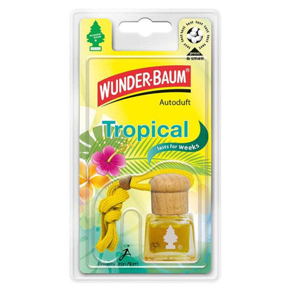 Désodorisant pour voiture en bouteille liquide Wunder Baum, tropical