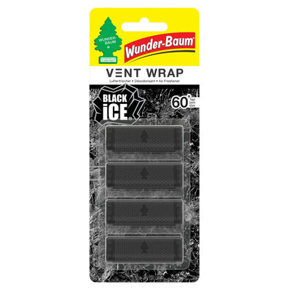 Air Freshener Wunder Baum Vent Wrap Black Ice Car