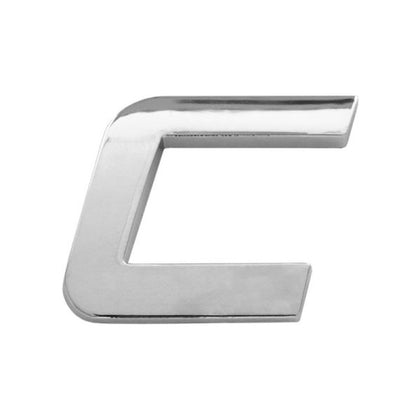Emblème de voiture lettre C Mega Drive, 26 mm, chromé