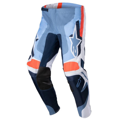 Moto Pants Alpinestars MX Fluid Agent, Navy Blue/Orange
