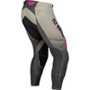 Moto off-road broek Fly Racing Evolution DST broek, beige/zwart/roze