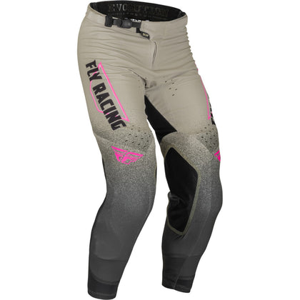 Moto Off-Road Pants Fly Racing Evolution DST Pants, Beige/Black/Pink