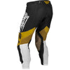 Pantalones de moto todoterreno Fly Racing Evolution DST L.E. Descarado, Negro/Oro/Blanco
