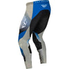 Pantaloni Moto Off-Road Fly Racing Lite, Blu/Nero/Grigio
