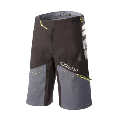 Cycling Shorts Alpinestars Drop Pro Shorts, Black/Grey