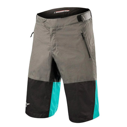 Cycling Shorts Alpinestars Tahoe WP Shorts, Grey/Black/Blue