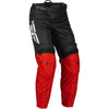 Pantalones todoterreno Fly Racing F-16, negro/rojo