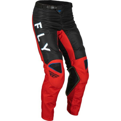 Pantaloni fuoristrada Fly Racing Kinetic Kore, Nero/Rosso