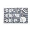 Metalna ploča Oxford Garage Moja pravila