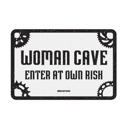 Metal Plate Oxford Garage Woman Cave