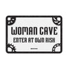 Kovová platňa Oxford Garage Woman Cave
