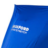 Premium-Motorradabdeckung für den Innenbereich Oxford Protex Stretch, Blau
