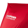 Funda interior premium para motocicleta Oxford Protex Stretch, color rojo