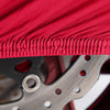 Sisäkäyttöön Premium-moottoripyörän suoja Oxford Protex Stretch, punainen