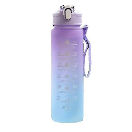 Mehrfarbiger Wasserbehälter aus Stroh, 750 ml