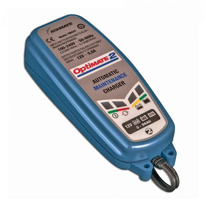 Tecmate Optimate 2 Automatic Maintenance Charger, 0.8A