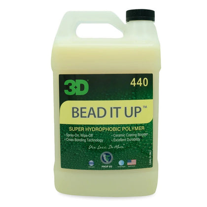 Efeito selante automático hidrofóbico 3D Bead It Up, 3,78L