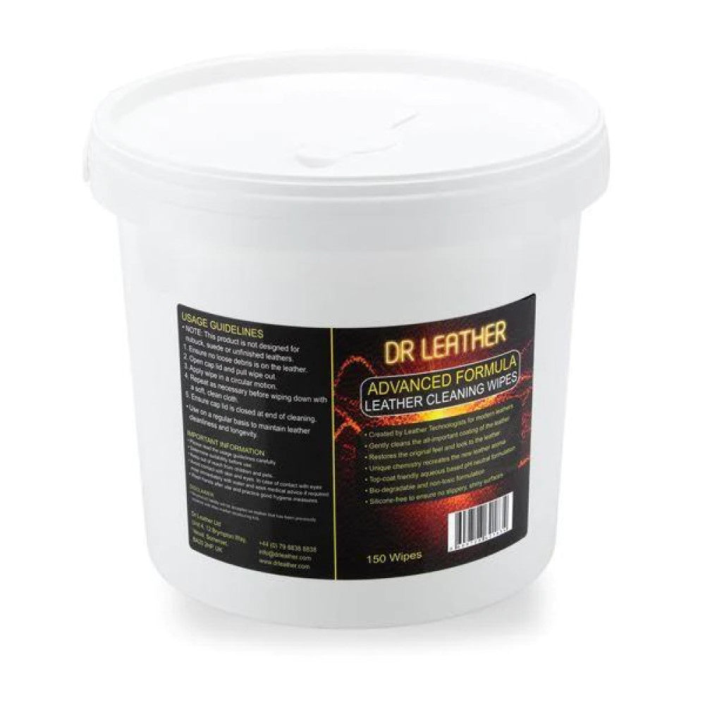Leather Cleaning Wipes Dr Leather Advanced Formula, 150 pcs - DRL-150WPS -  Pro Detailing