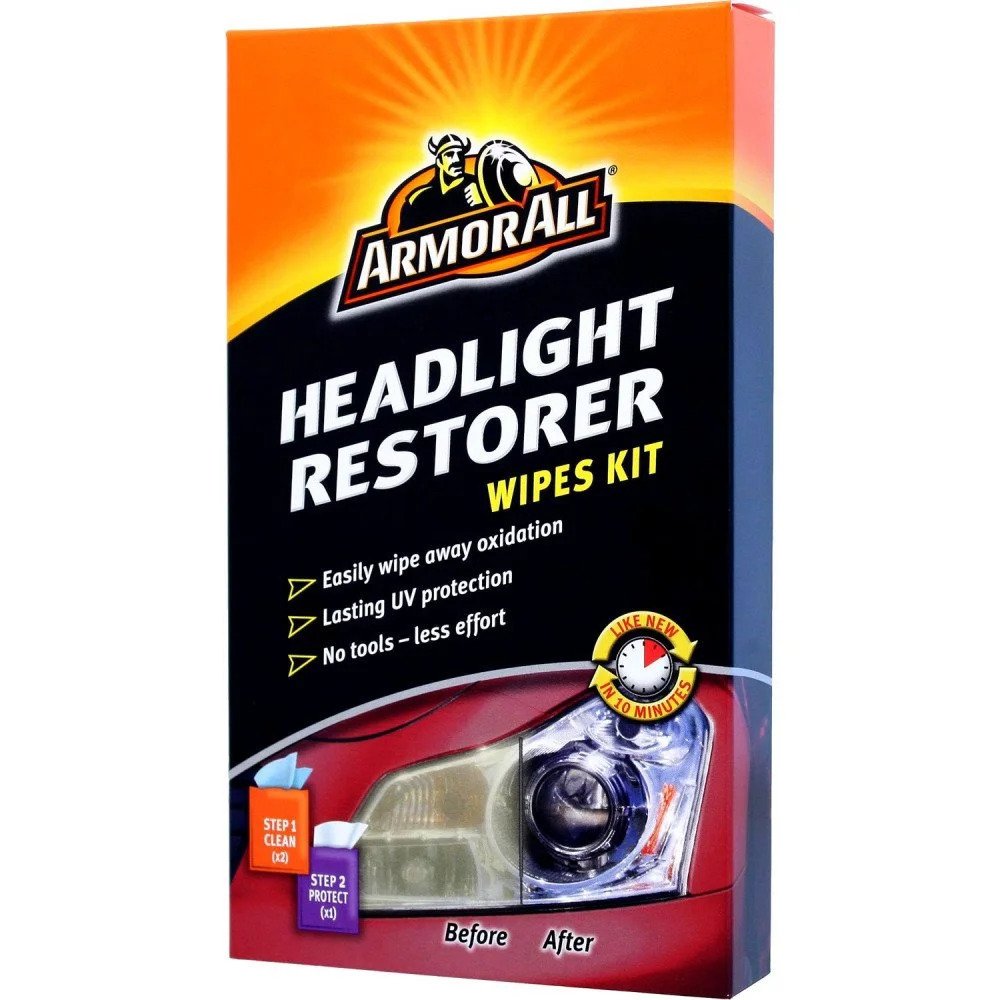 Headlight Restorer Wipes Kit Armor All - 18514 - Pro Detailing