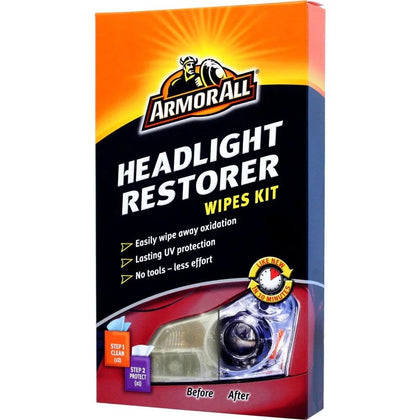 Headlight Restorer Wipes Kit Armor All