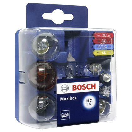 Conjunto de lâmpadas para carro Bosch Maxibox H7, 12V