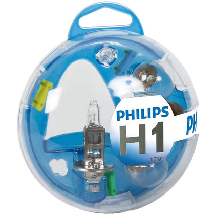 Set lampadine di ricambio per auto H1 Philips Essential Box