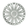 Hjulkapselsæt Aktiv sølv, 15 tommer, 4 stk