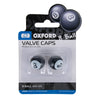 Valve Caps Oxford No 8 Ball, Black, 2 pcs