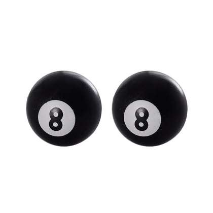 Valve Caps Oxford No 8 Ball, Black, 2 pcs