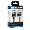 Moto Bar Ends Oxford CarbEnds 2, Silver