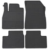 Rubber Mats Set Petex for Nissan Micra 2010 - 2017, 4 pcs