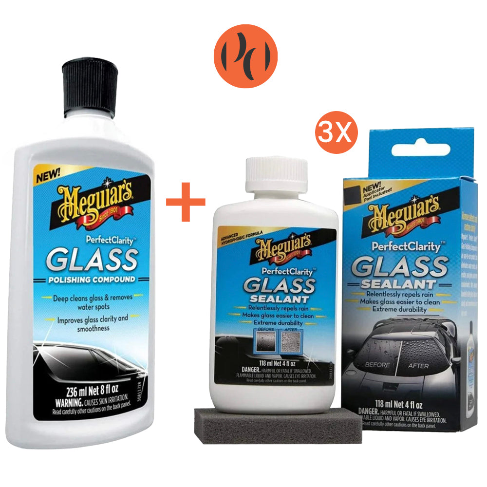 Kit Polish Pour Pare-Brise - Elimine Les Rayures Et Dommages Des Essuie-Glaces