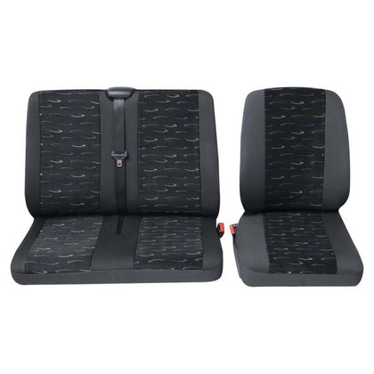 Seat Cover Set Petex Profi2, Blue, 3 pieces