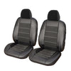 Front Seat Covers Set Umbrella Exclusive Leather and Alcantara