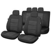 Komplet presvlaka za sjedala Kišobran Premium Lux Car, crna, Umb4