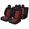 Súprava poťahov sedadiel Dáždnik Premium Lux, červená