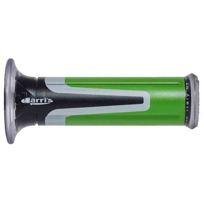 Moto Grip Set Ariete Harri's Grip Black and Green, 2 ks