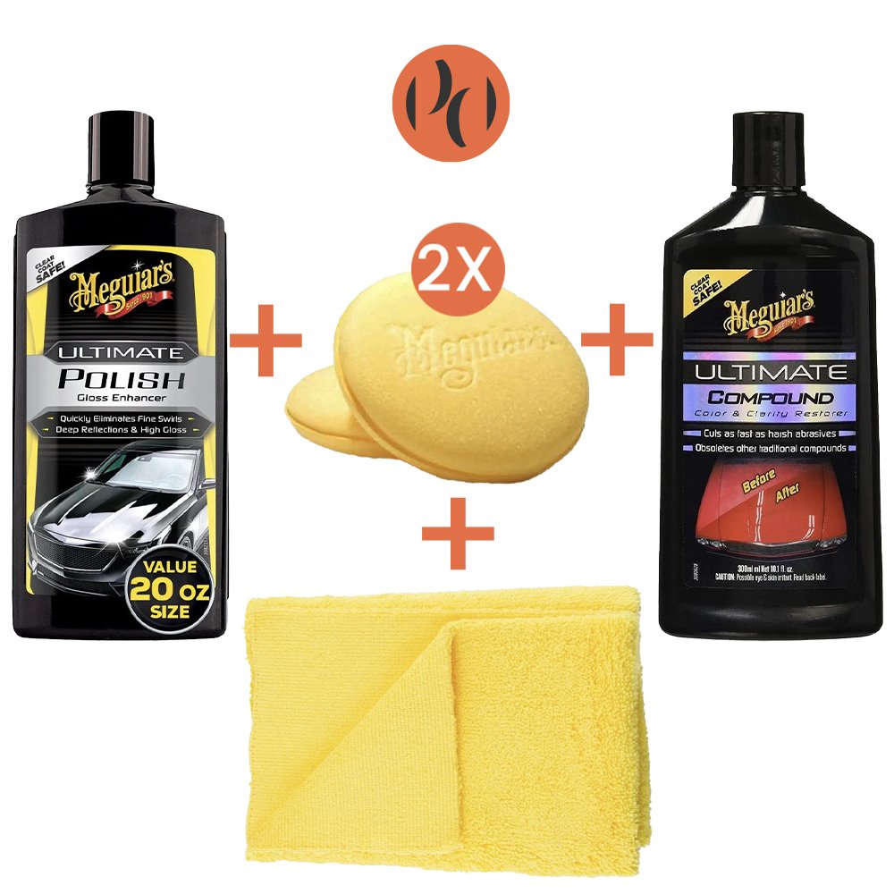 Car Clay Polish & Wax Paintwork Kit - Restores To Showroom Finish