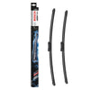 Windshield Wipers Bosch A955S, 60/57.5cm, BMW Seria 5 E39, E60, E61, Seria 6 E63, E64