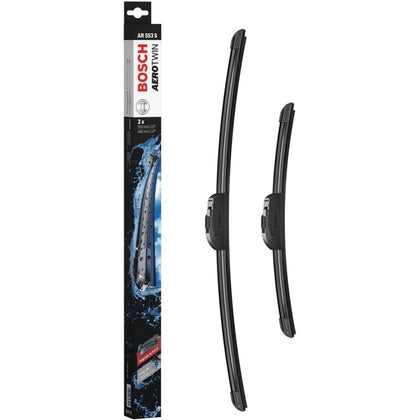 Tuulilasinpyyhkimet Bosch Aerotwin AR553S, 550/340mm, Chevrolet, Hyundai, Mitsubishi, Nissan, Suzuki