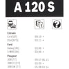 Ruitenwissers Bosch A120S, 75/65cm, Citroen C4, DS4, Ford Galaxy, S-Max, Peugeot 308, 308CC, 308SW